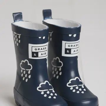 Kids Navy Color-Revealing Wellies