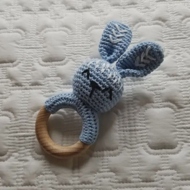 Hand Crochet  Baby Rattle