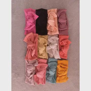 Organic Cotton Hair Bows