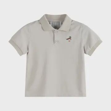 Light Brown Mallard Duck Golf Polo Shirt