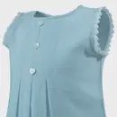 Powder-Blue Lace Detail Dress, Size: 3-6M