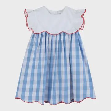 Red, White and Blue Flutter Dress, Size: 3-6M