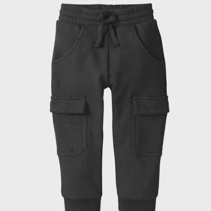 Cargo Jogger, Colour: Black, Size: 3-4T