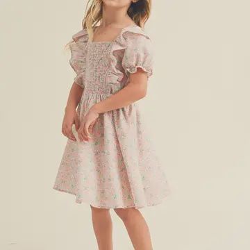 Tween Kids Girls Ruffle Fit and Flare Dress, Size: 4Y