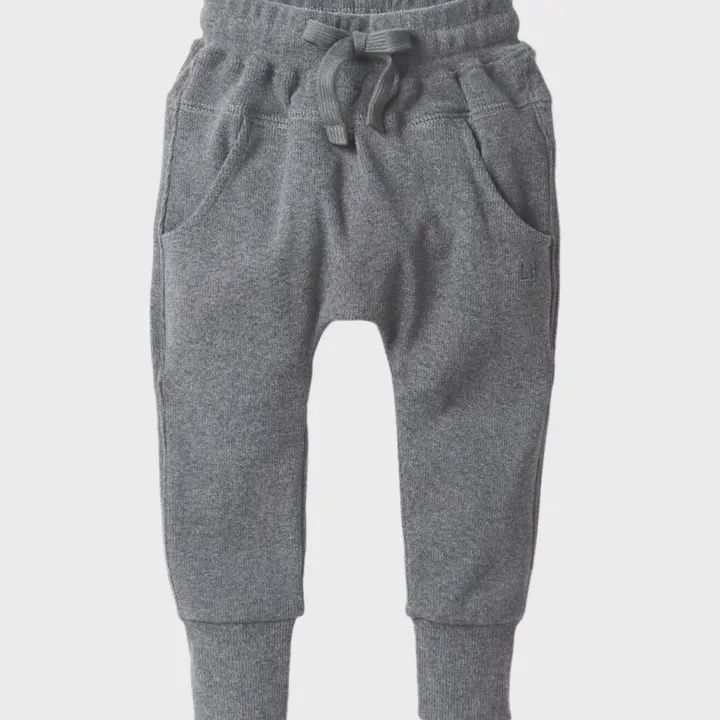 Ribbed Jogger - Heathered Charcoal
