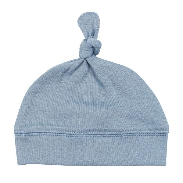Organic Knotted Hat, Colour: Pool, Size: 0-3M
