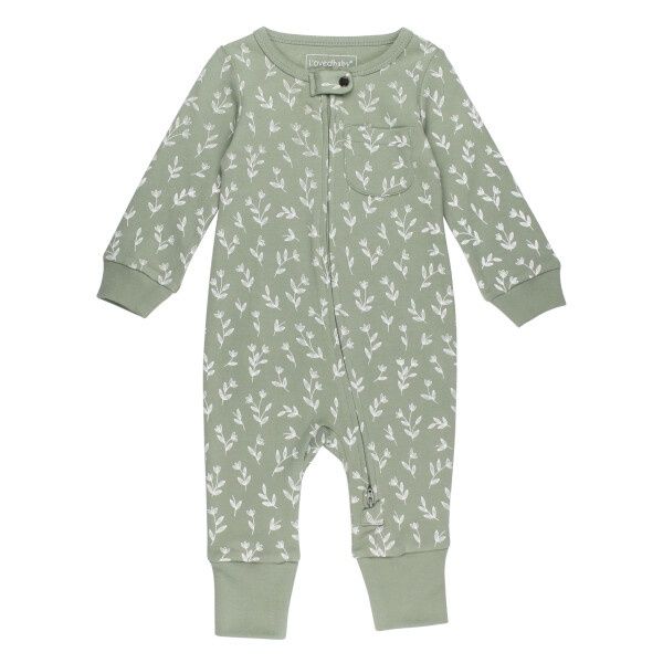 Organic Footless 2-way Zipper Romper