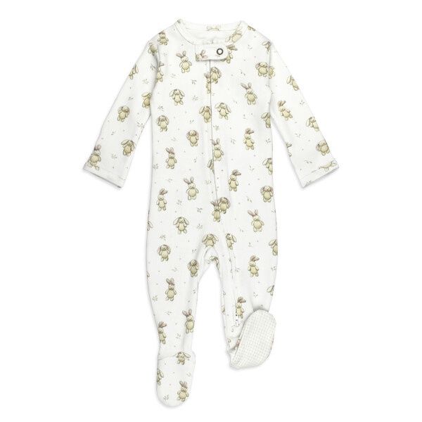 Organic 2-Way Zipper Footie