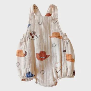 Western Muslin Retro Sunsuit