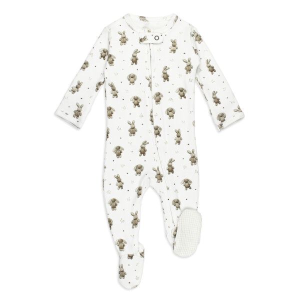 Organic 2-Way Zipper Footie