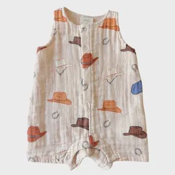 Western / Muslin Shortie Romper