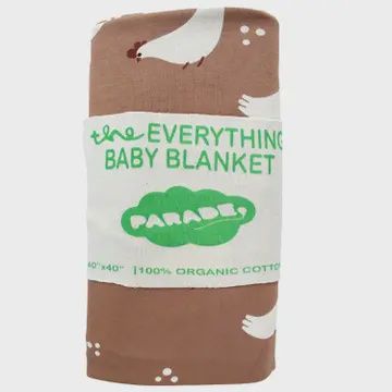 Everything Organic Baby Blanket, Colour: Chickens