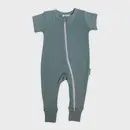 Essential Basics &#39;2-Way&#39; Zip Romper - Short Sleeve 0-3M