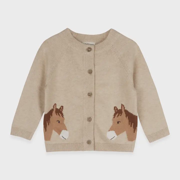 Sweater Knit Baby Cardigan