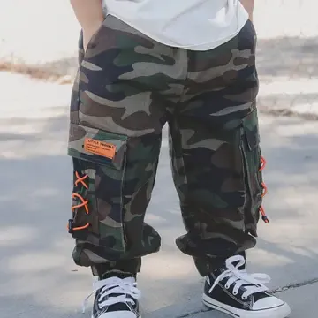 Baggy Jeans, Colour: Baggy Camo Cargos, Size: 12-18M
