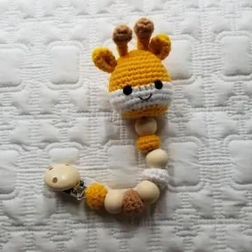 Pacifier Clip &amp; Teether ring