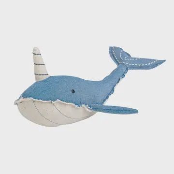Crane Baby Plush Toy, Shape: Caspian Narwhal