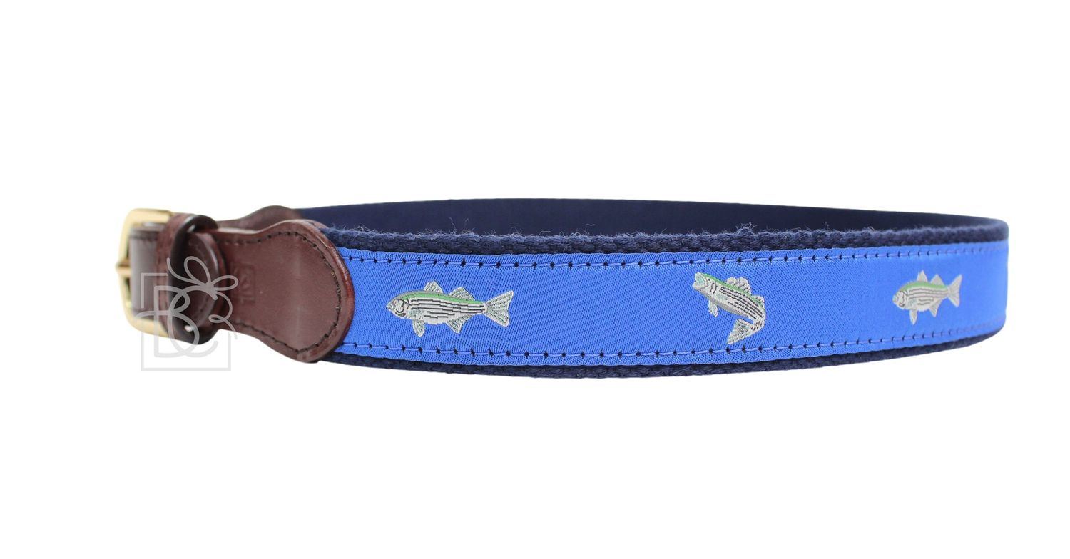 FISH RIBBON BELTS, Size: 20" (3-4 Years), Style: Bass Fish