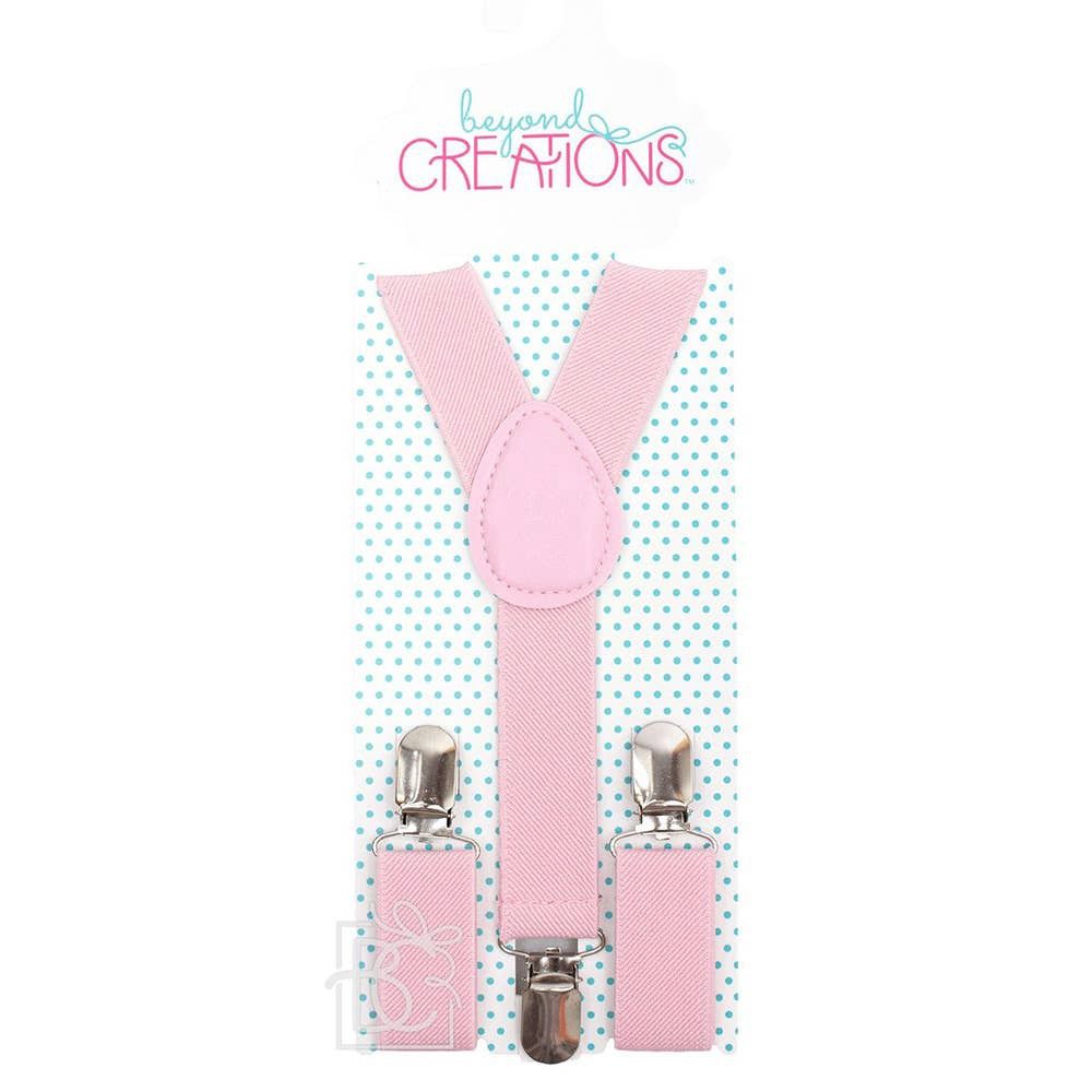 Adjustable Solid Color Suspenders