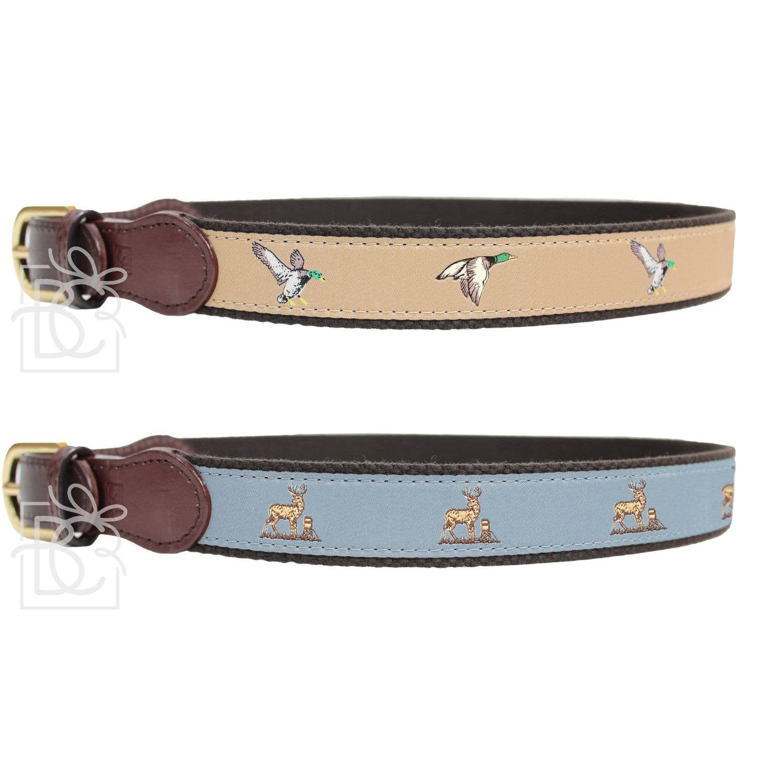 DUCK &amp; DEER RIBBON BELTS