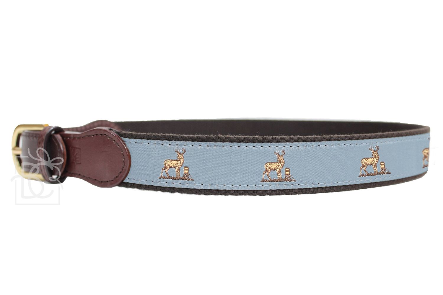 DUCK &amp; DEER RIBBON BELTS, Size: 24" (7-8 Years), Style: Deer