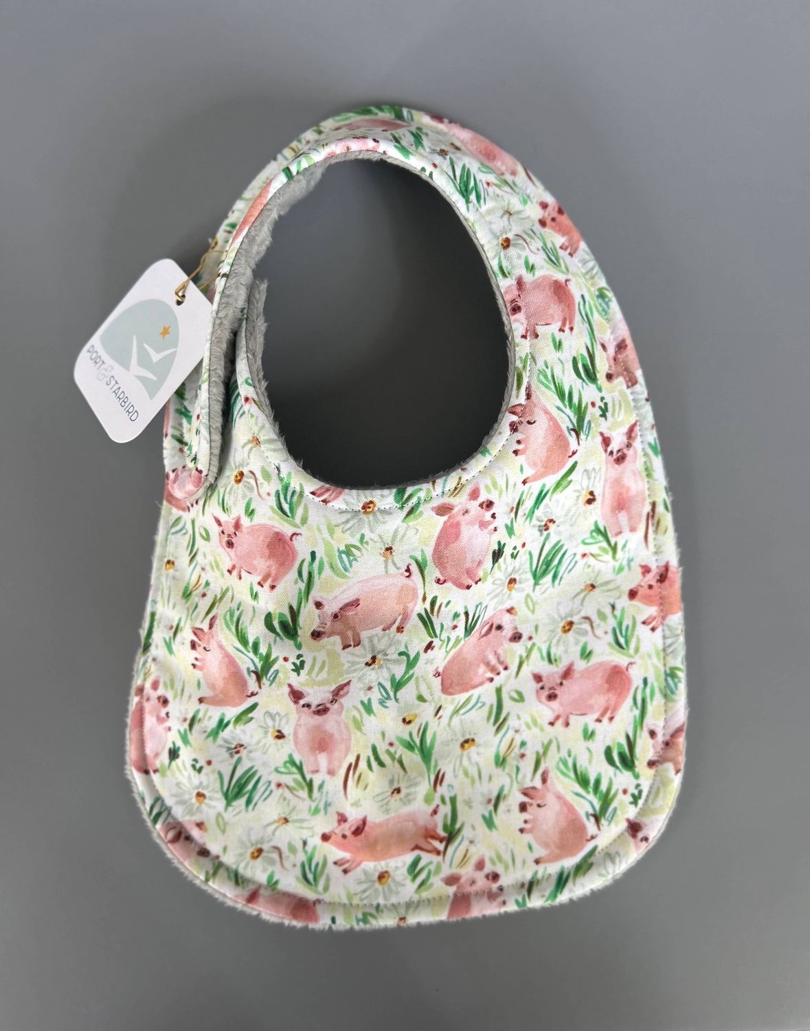 Pigs in the Field bib