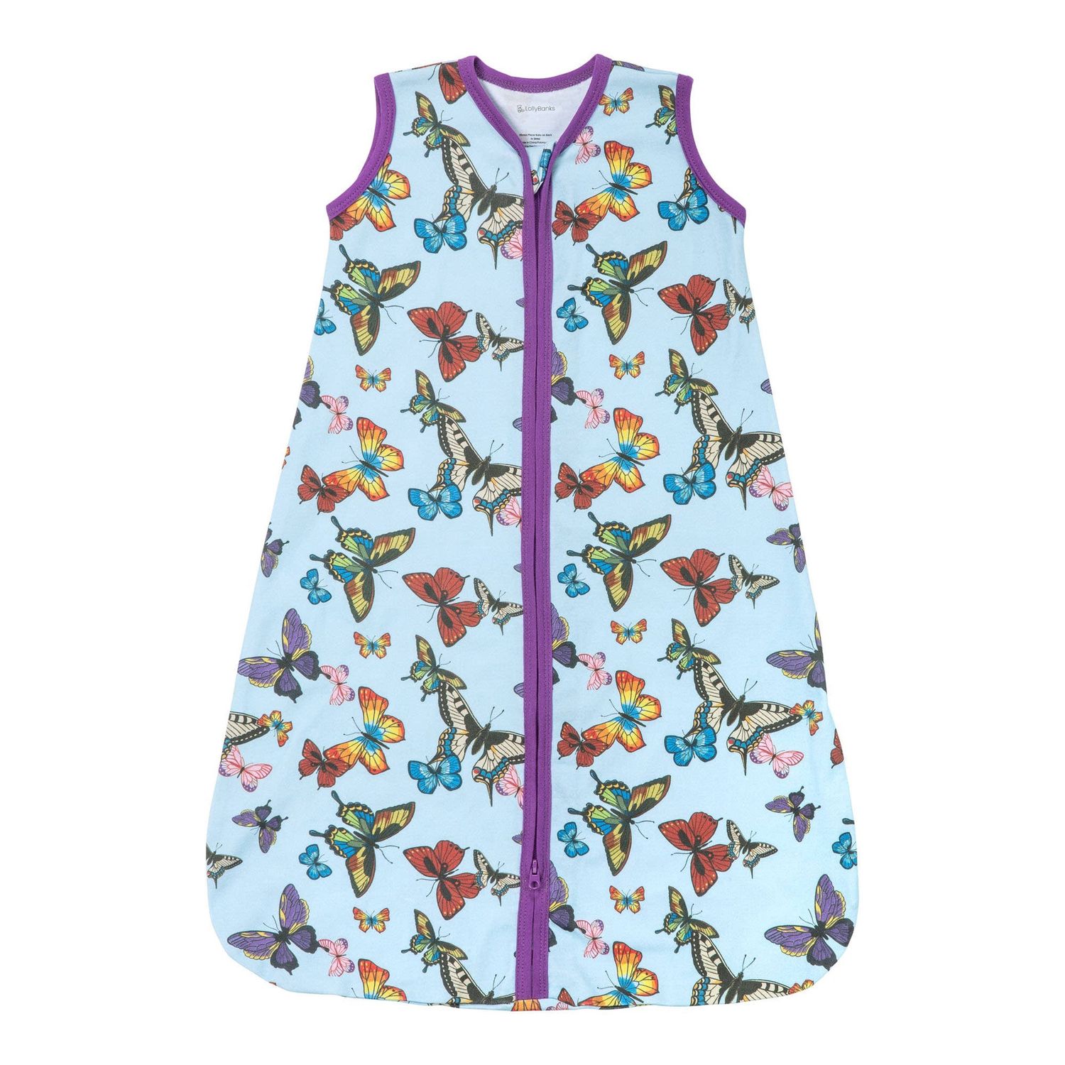 Organic Cotton Sleep Sack 0.5 TOG Butterfly