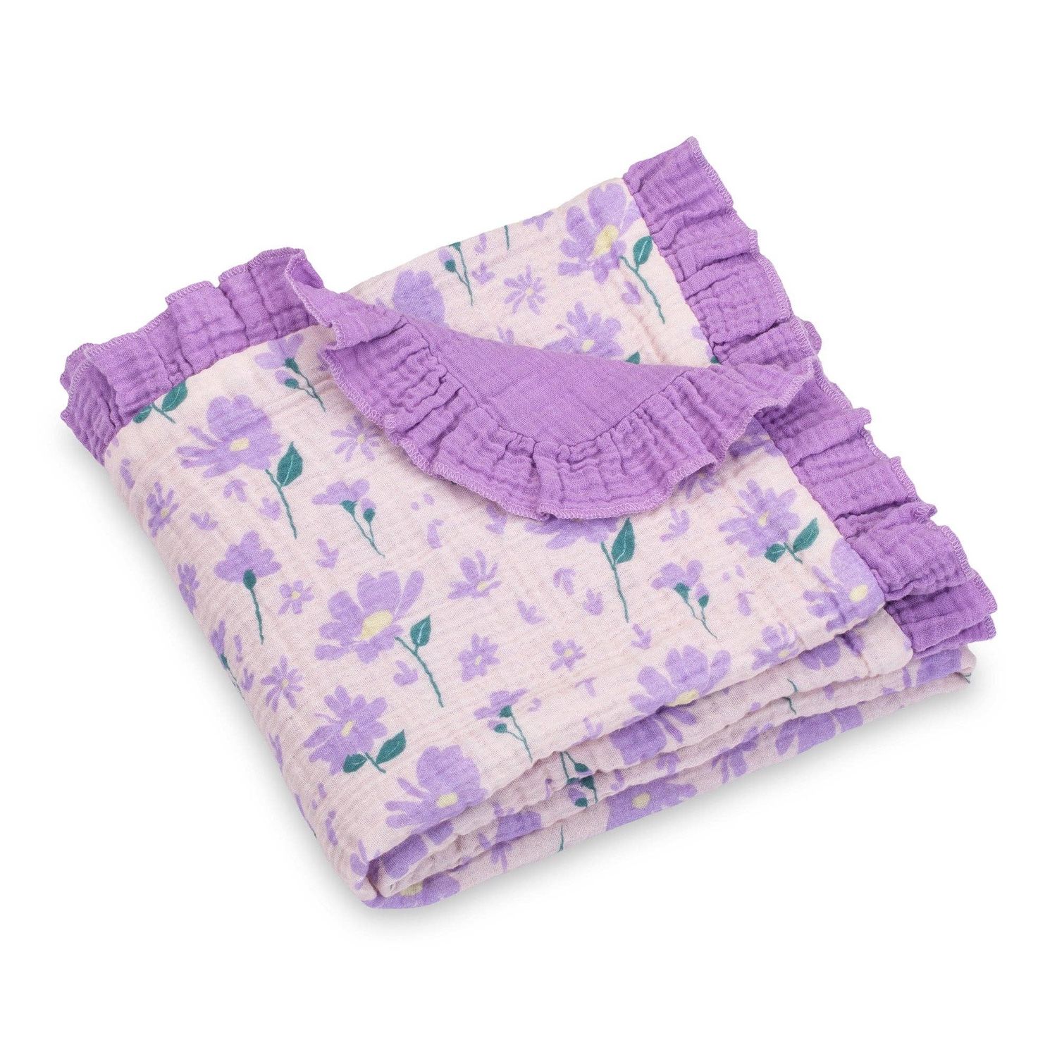 Muslin Quilt Baby &amp; Kids Ruffle Blanket Lazy Daisy