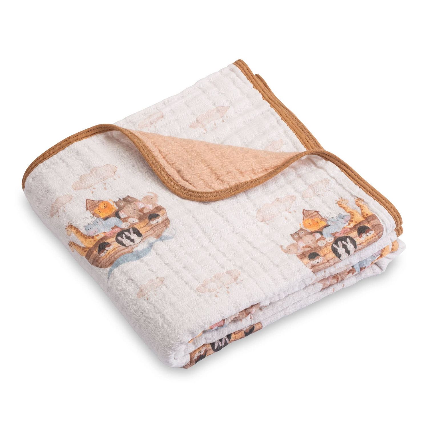 Muslin Quilt Baby &amp; Kids Blanket Noah's Ark