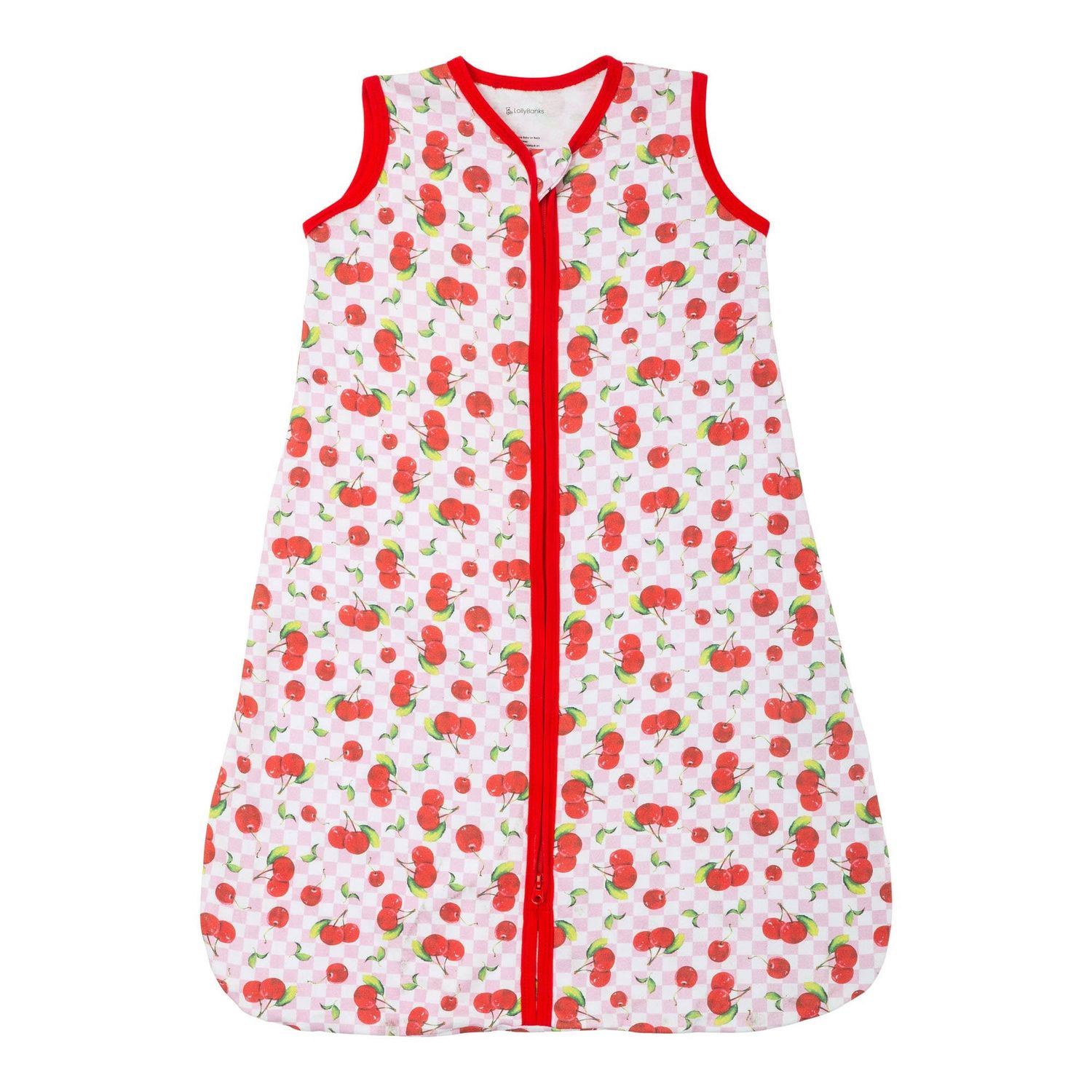 Organic Cotton Sleep Sack 0.5 TOG Cherry On Top