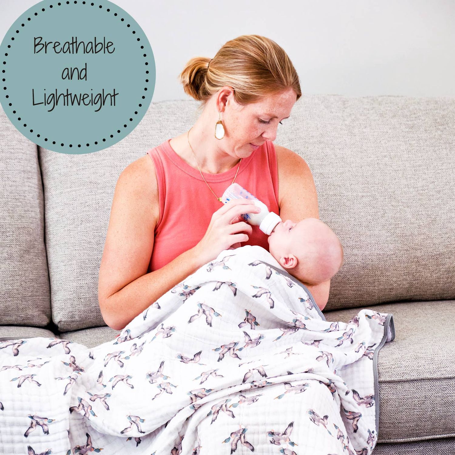 Muslin Quilt Baby &amp; Kids Blanket Quackin'up