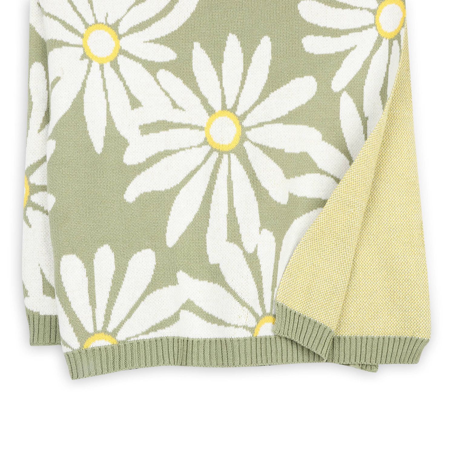Wildflower - Organic Jacquard Knit Baby Blankets