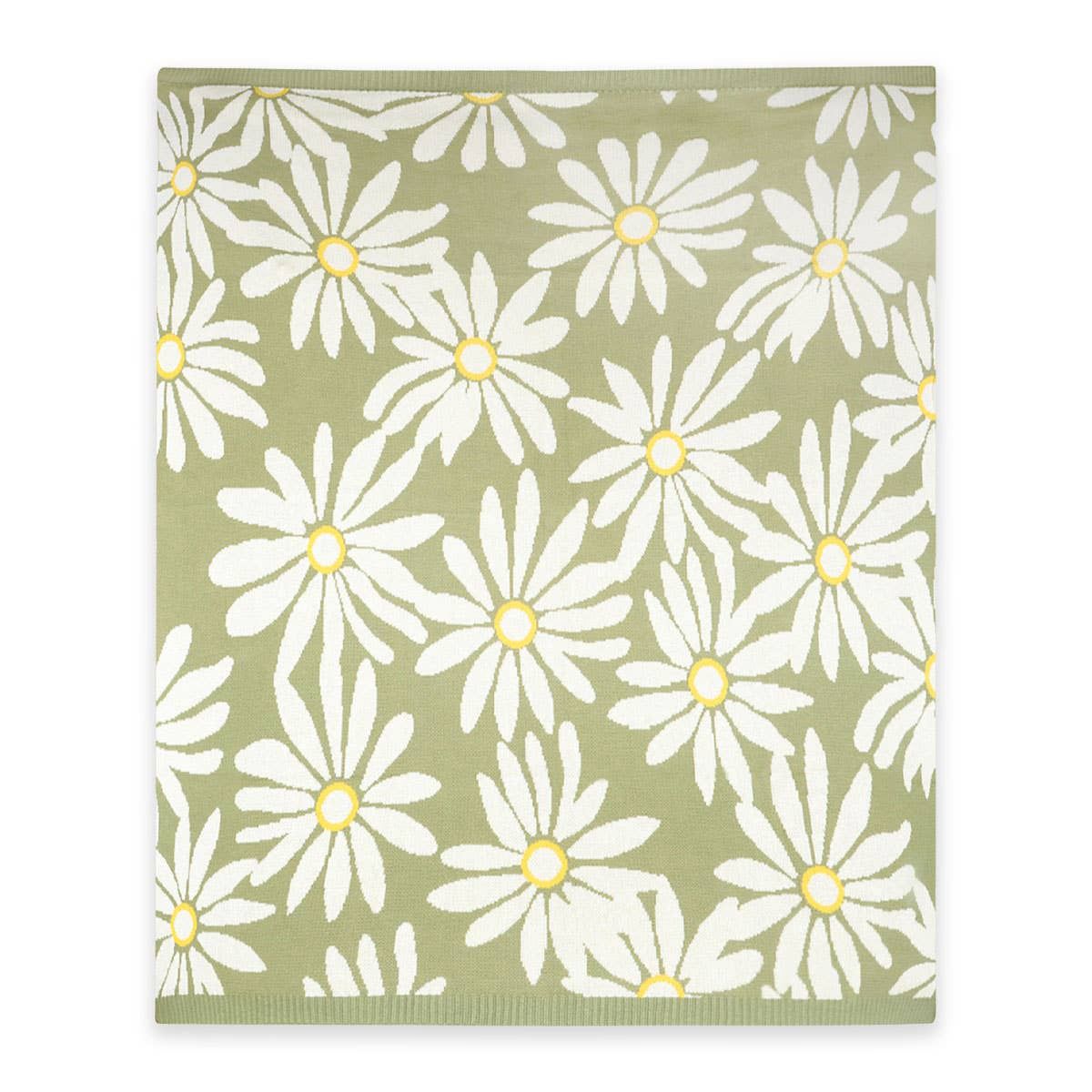 Wildflower - Organic Jacquard Knit Baby Blankets
