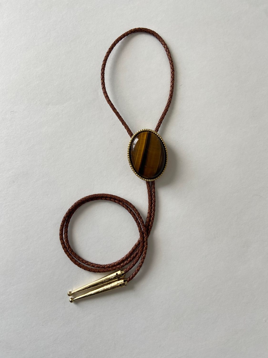 Tiger Eye Bolo Tie (5Y-Adult)