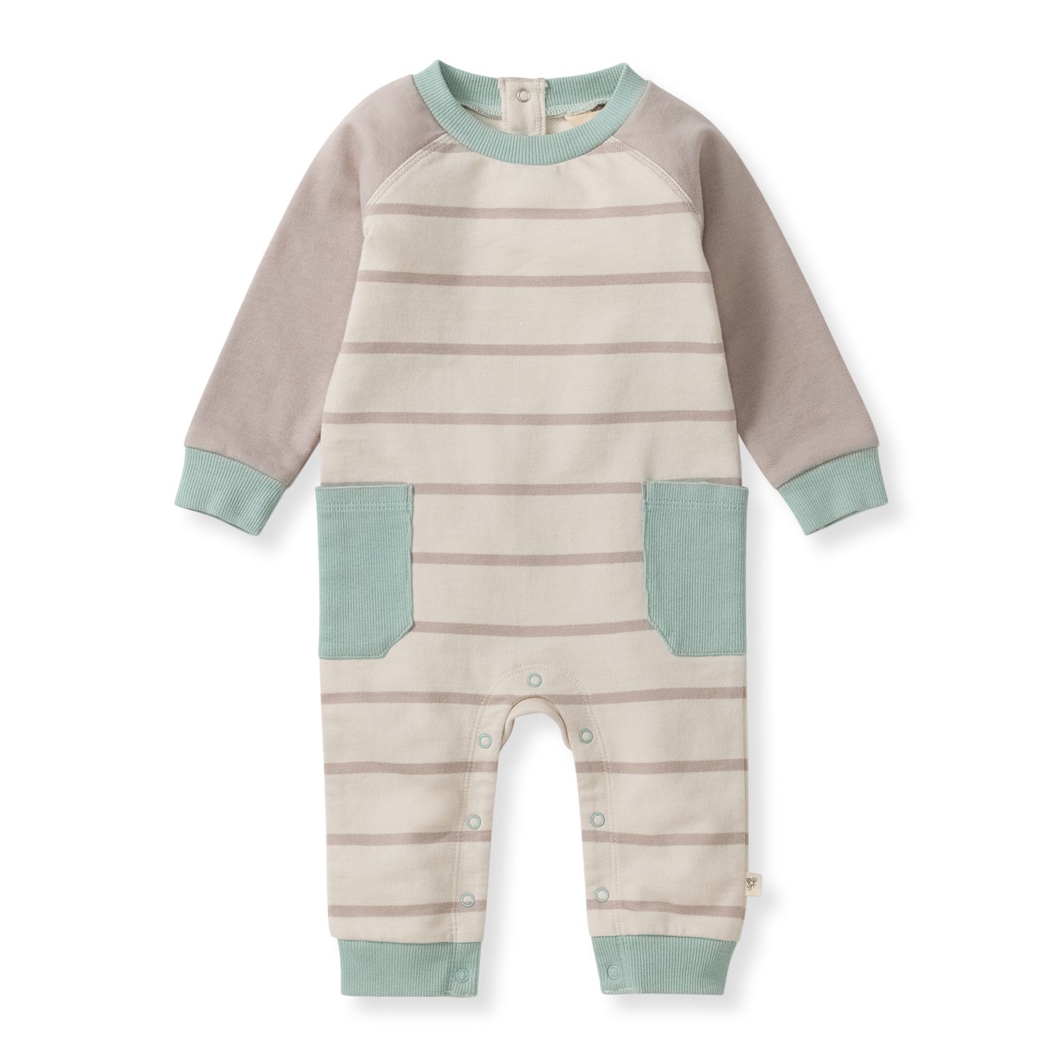 Basic Stripe Baby Boy Jumpsuit