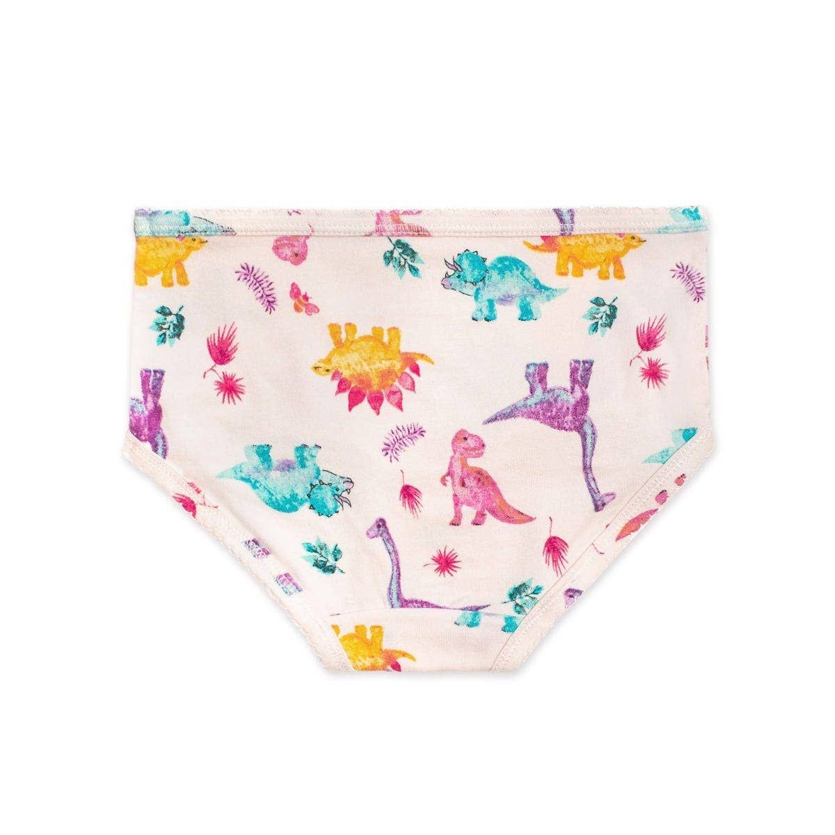 Girls Set of 5 Dino Friends &amp; Tie Dye Underwear
