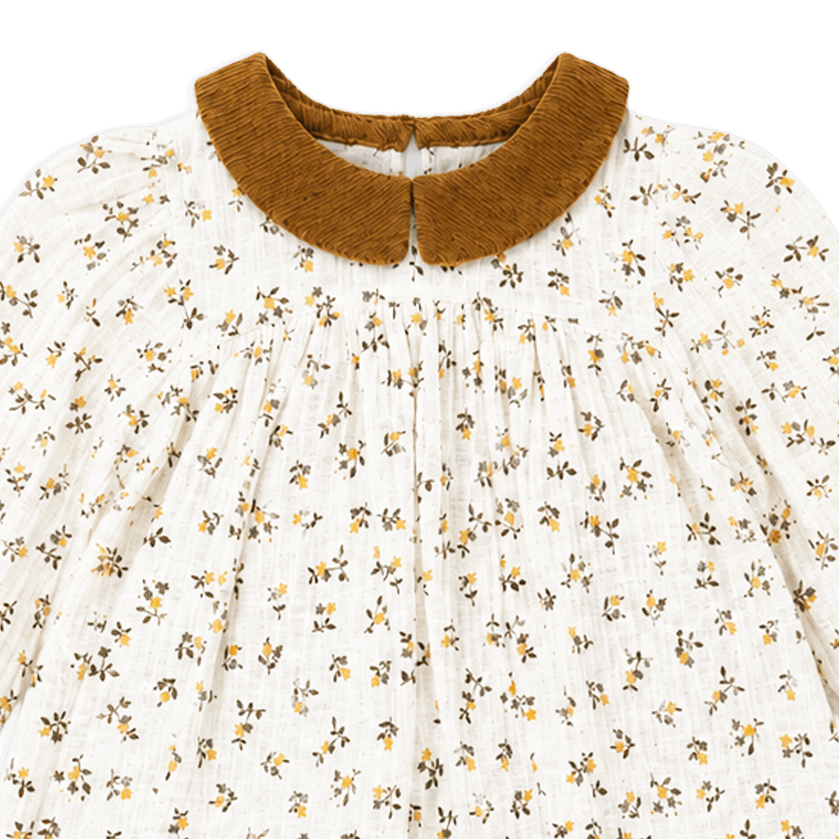 Ditsy Floral Baby Dress Corduroy Bloomer (Organic)