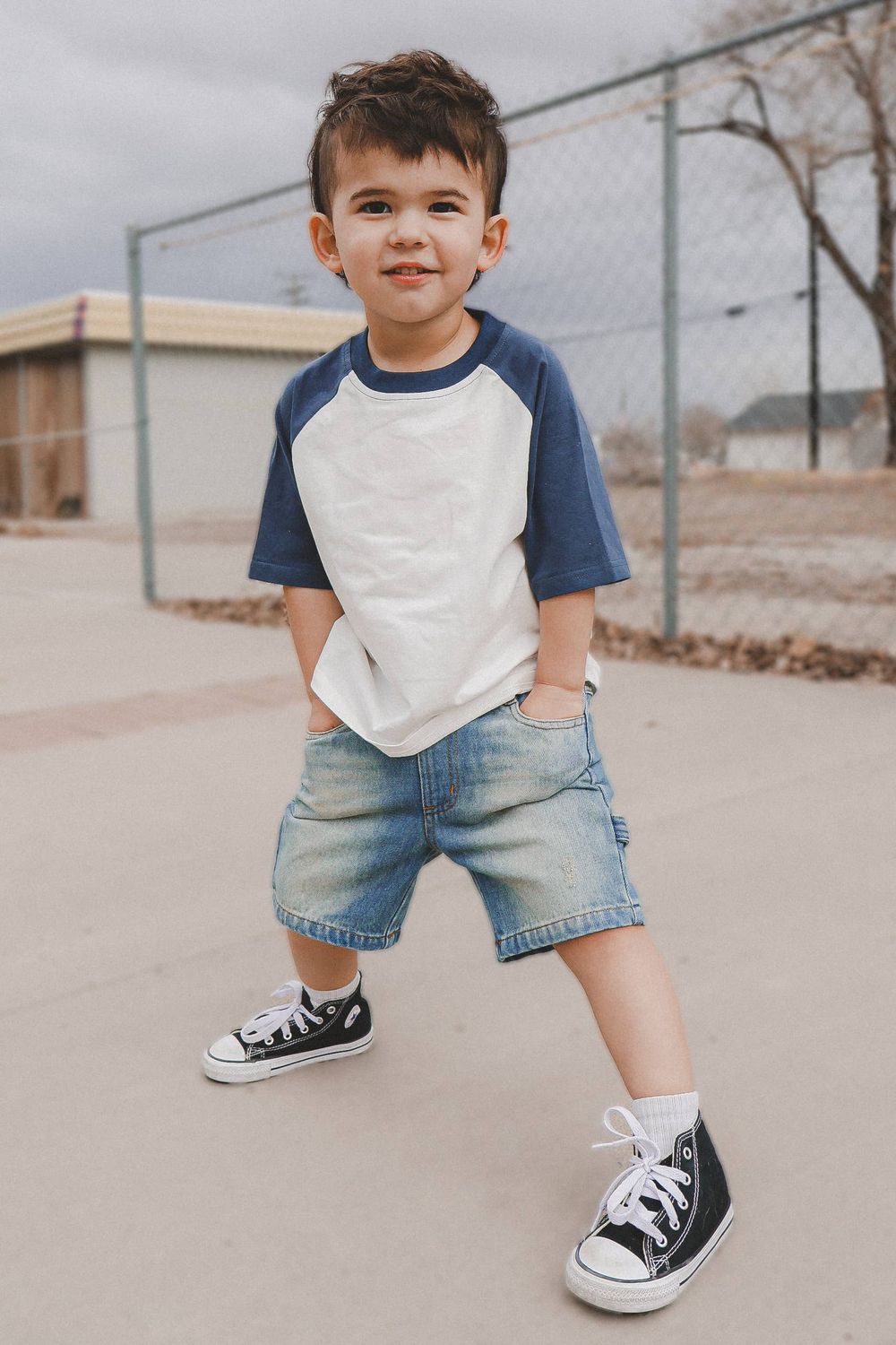 Toddle Denim Carpenter Shorts