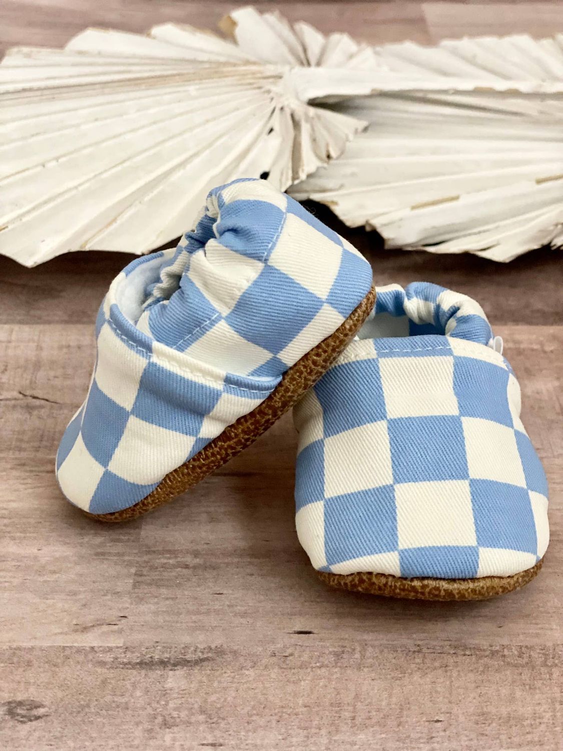 Blue and White Checkered