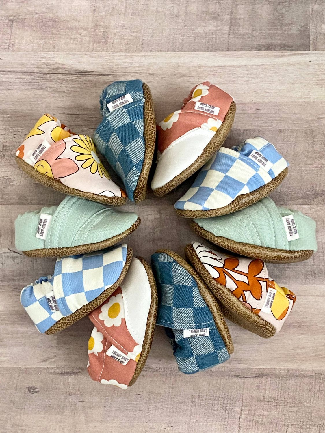 Blue and White Checkered