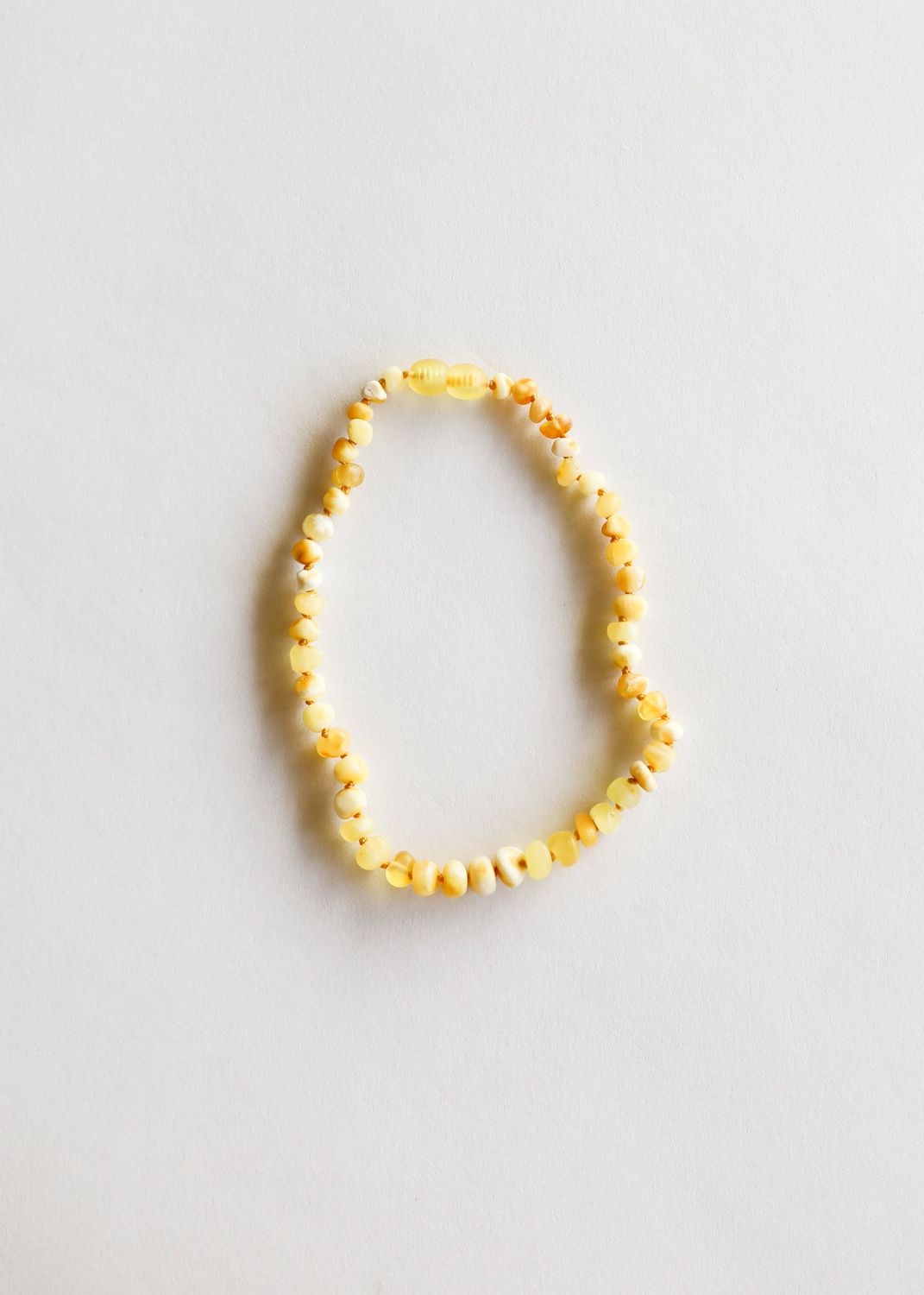 Raw Butterscotch Baltic Amber || Necklace, Size: 11" Baby Necklace