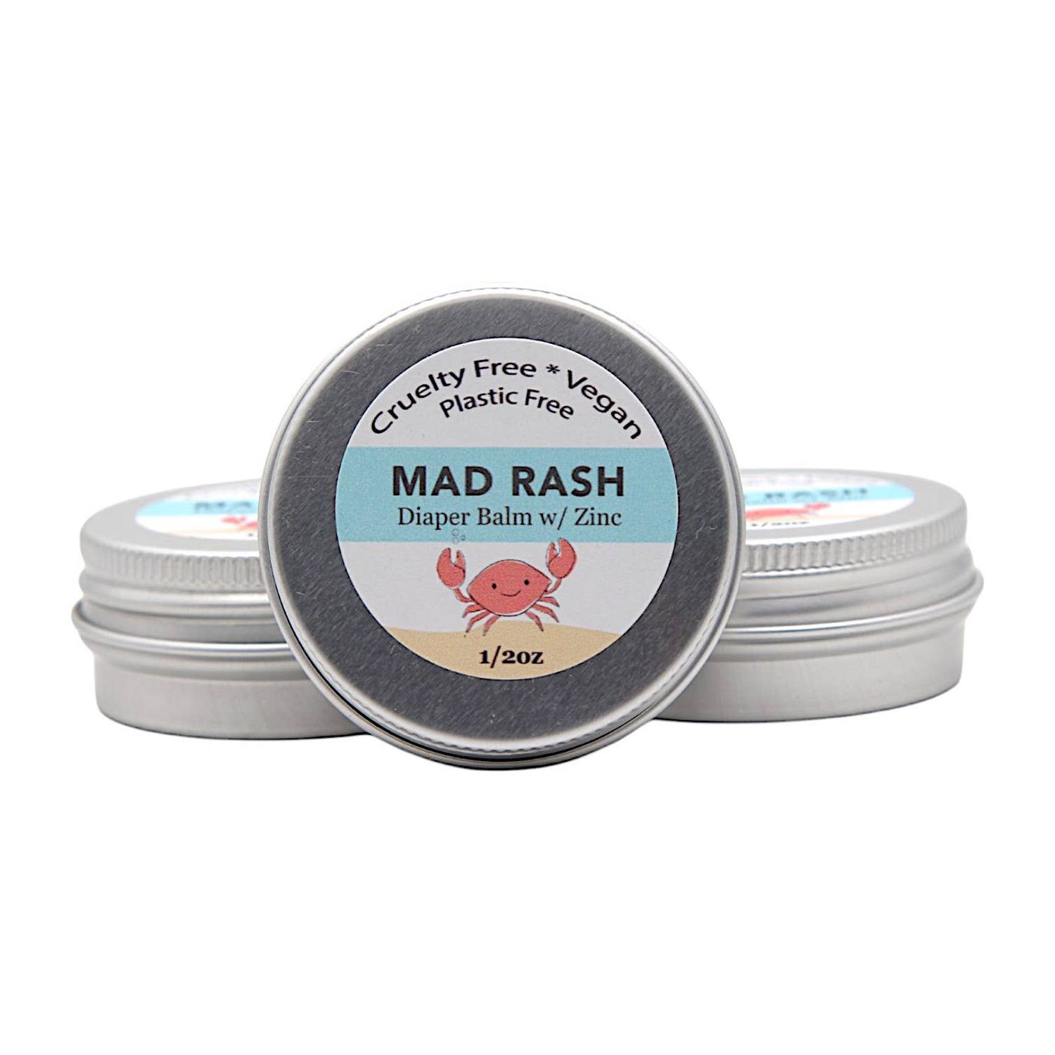Mad Rash Diaper Rash Cream w/Zinc (sample/travel)