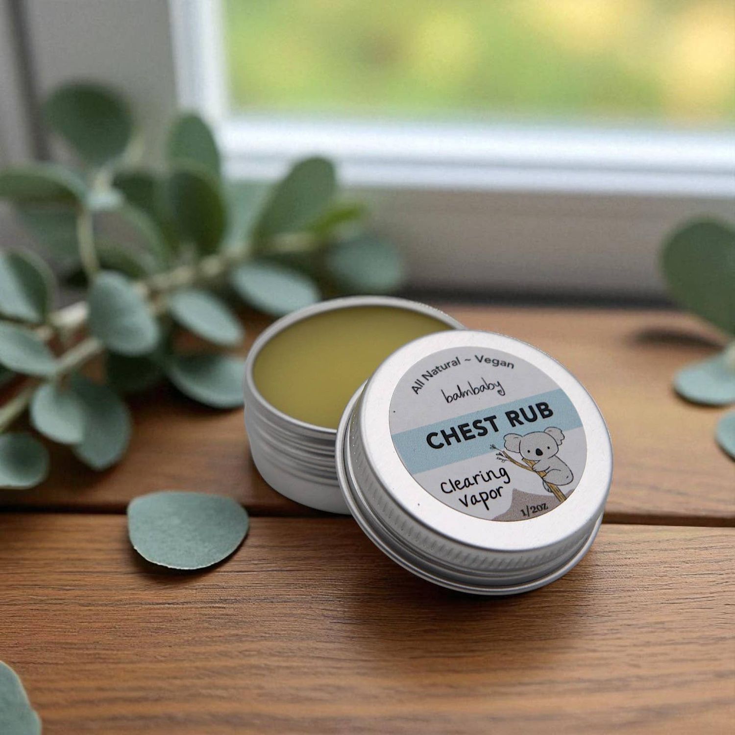 Balm Baby Natural Chest Vapor Rub -(TRAVEL Size) Sample Size