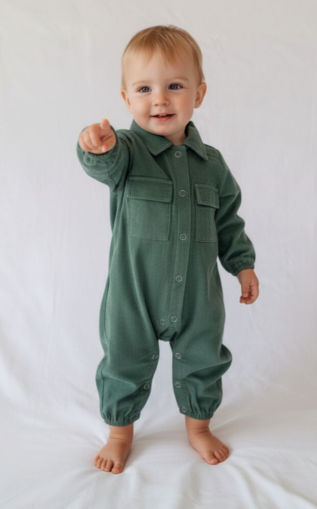 Corduroy Jumpsuit : SAGE : Unisex