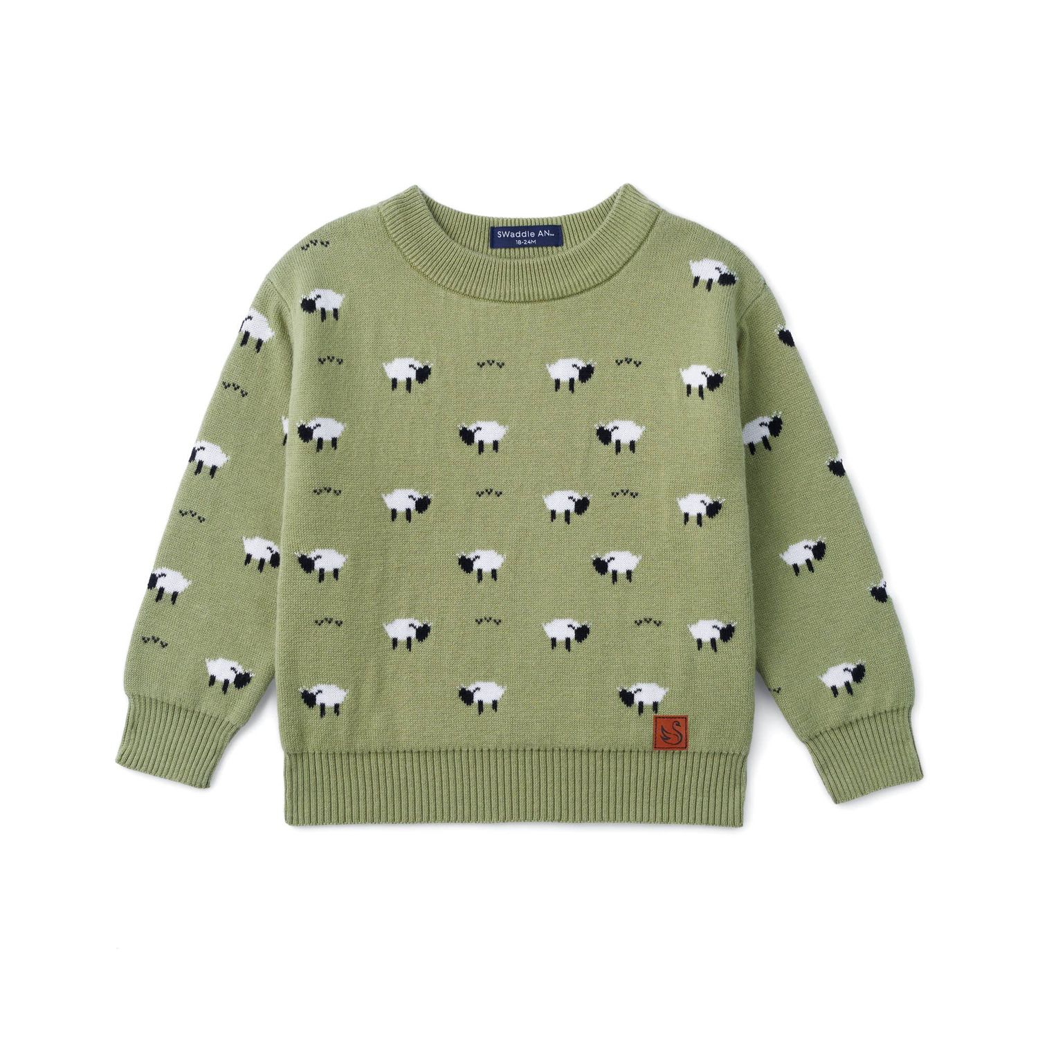 Sheep Countryside Baby Sweater