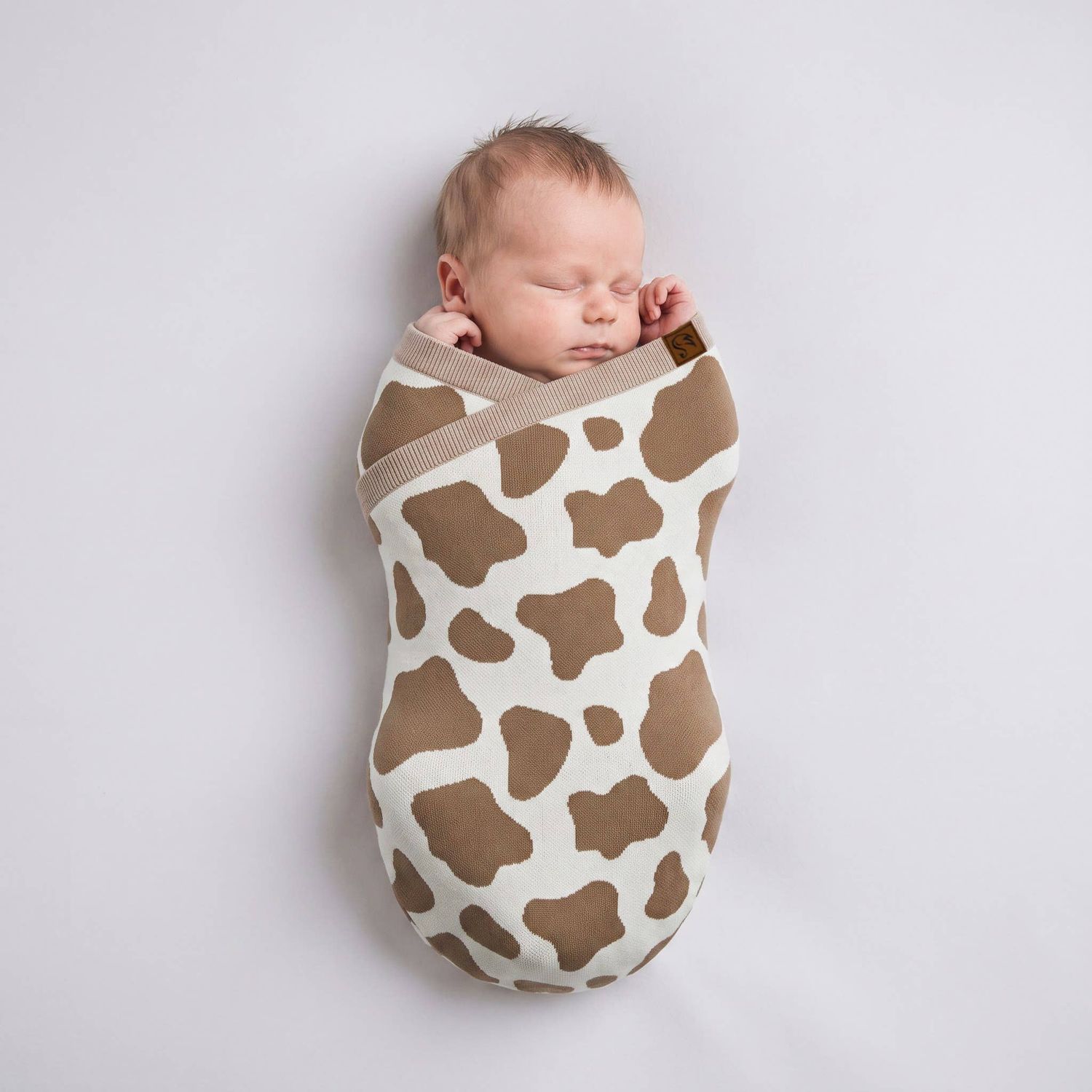 Cow Jacquard Baby Blankets | 100% Cotton