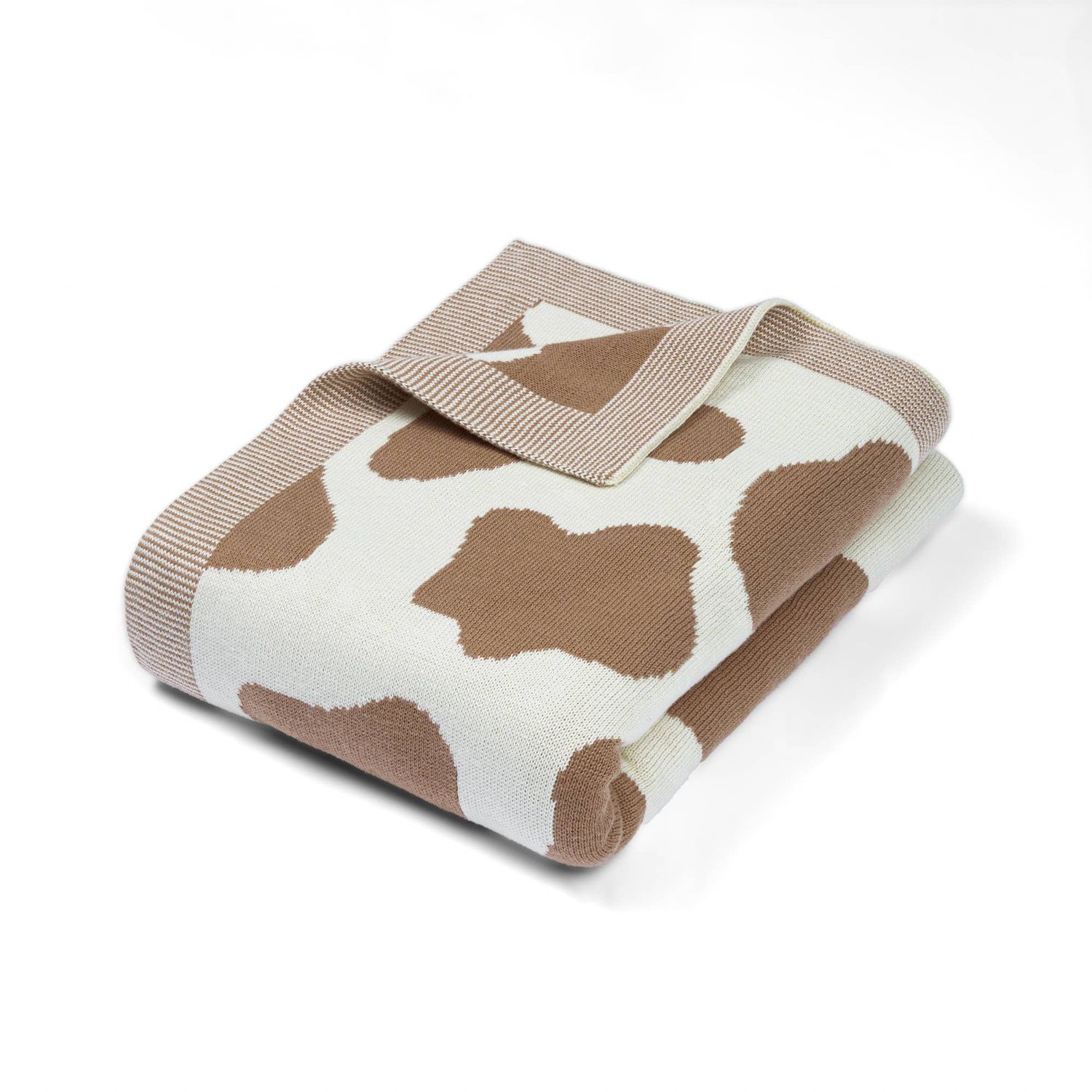 Cow Jacquard Baby Blankets | 100% Cotton
