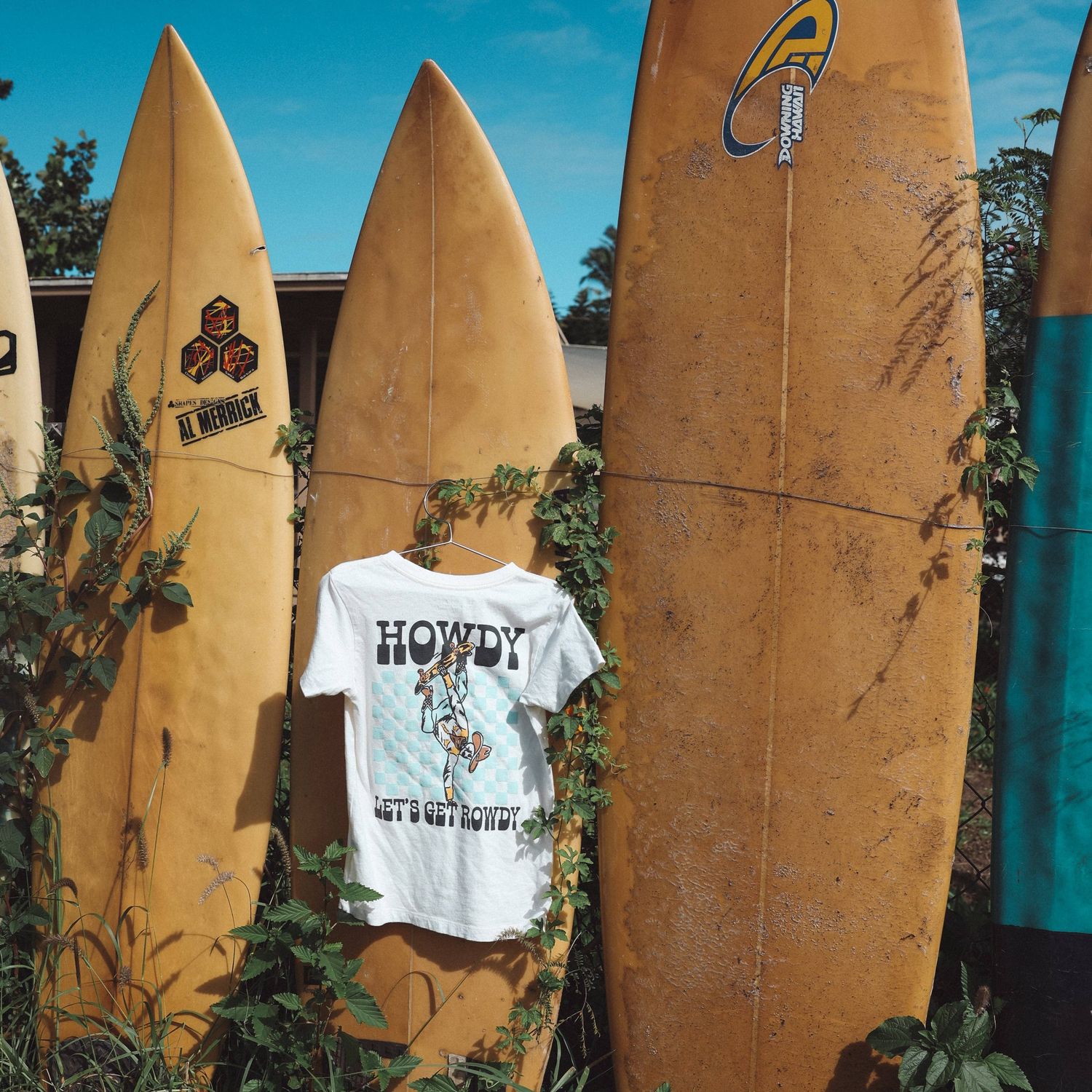 Howdy Let's Get Rowdy Tee - Retro Skate Western Kids Shirt
