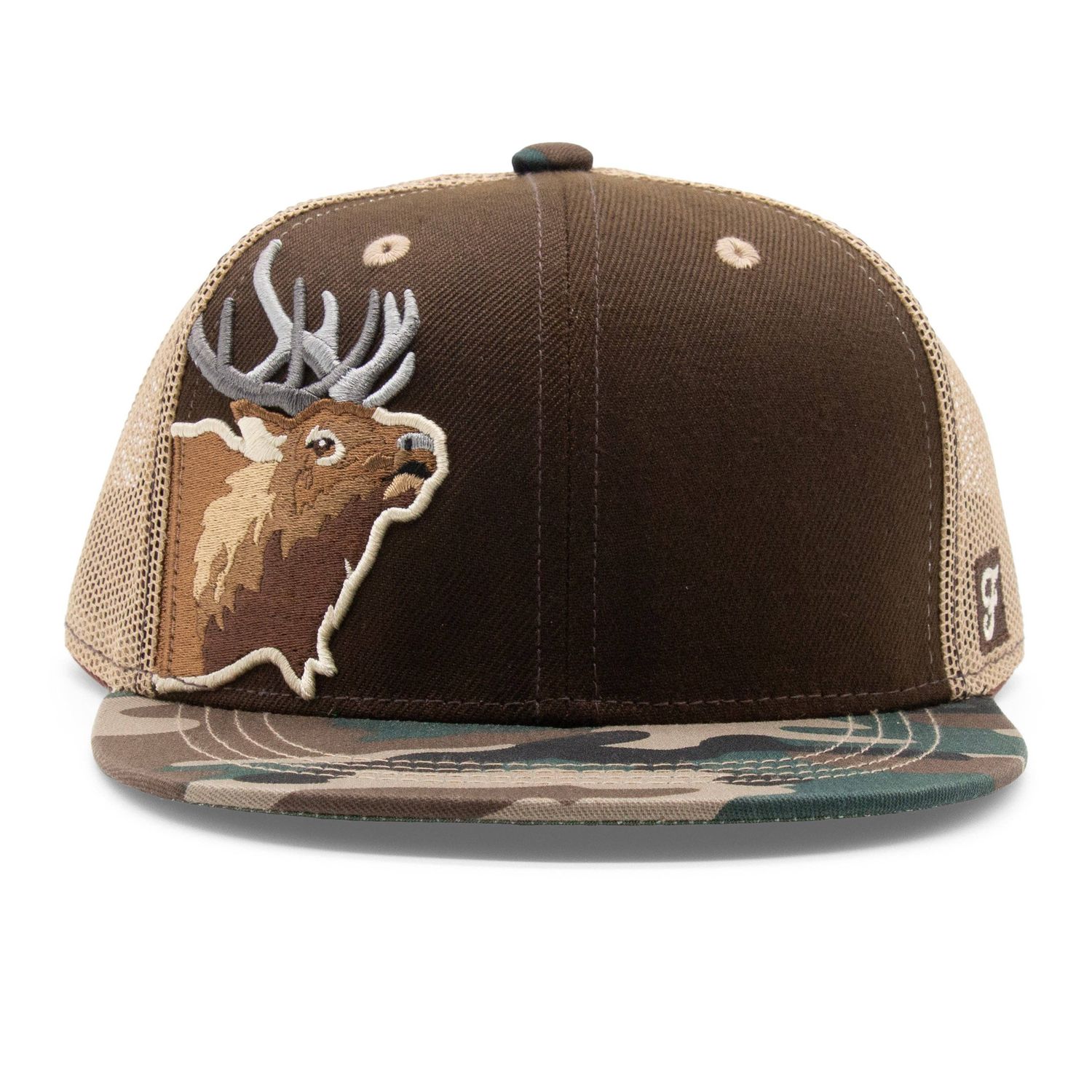 Kids Elk Hat, Color: Brown, Size: One-Size