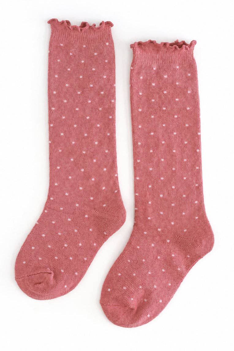 Dottie Knee Socks - Old Rose